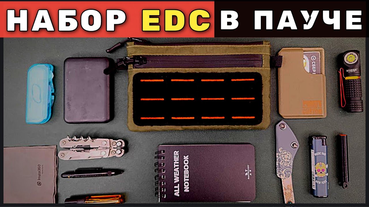Мой набор EDC на базе органайзера Pirate Custom