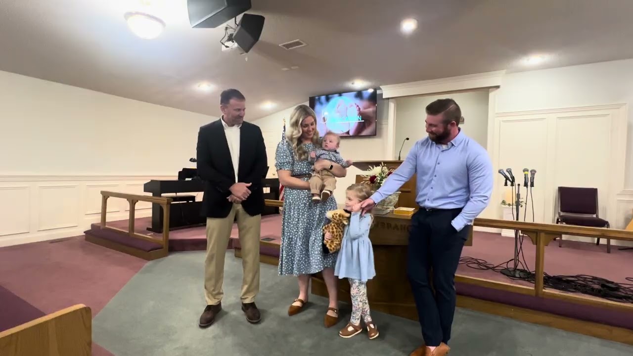 Ellton and Leo Baby Dedication