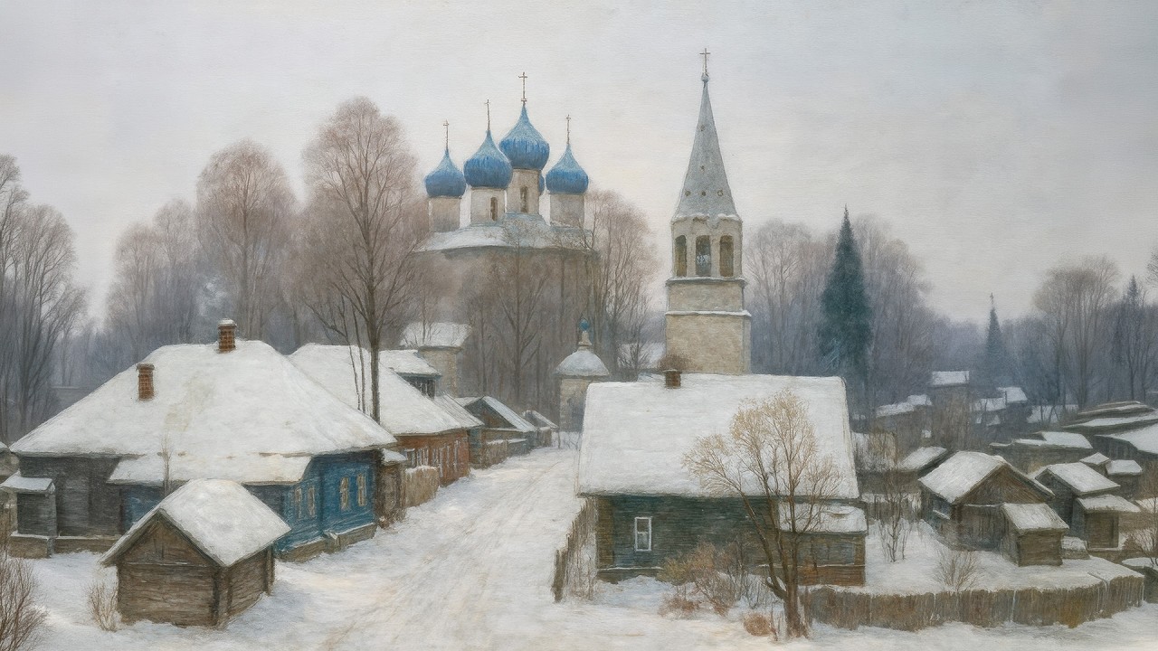 Молчанов Олег Иванович -  Вечерок среди черемух. 2008