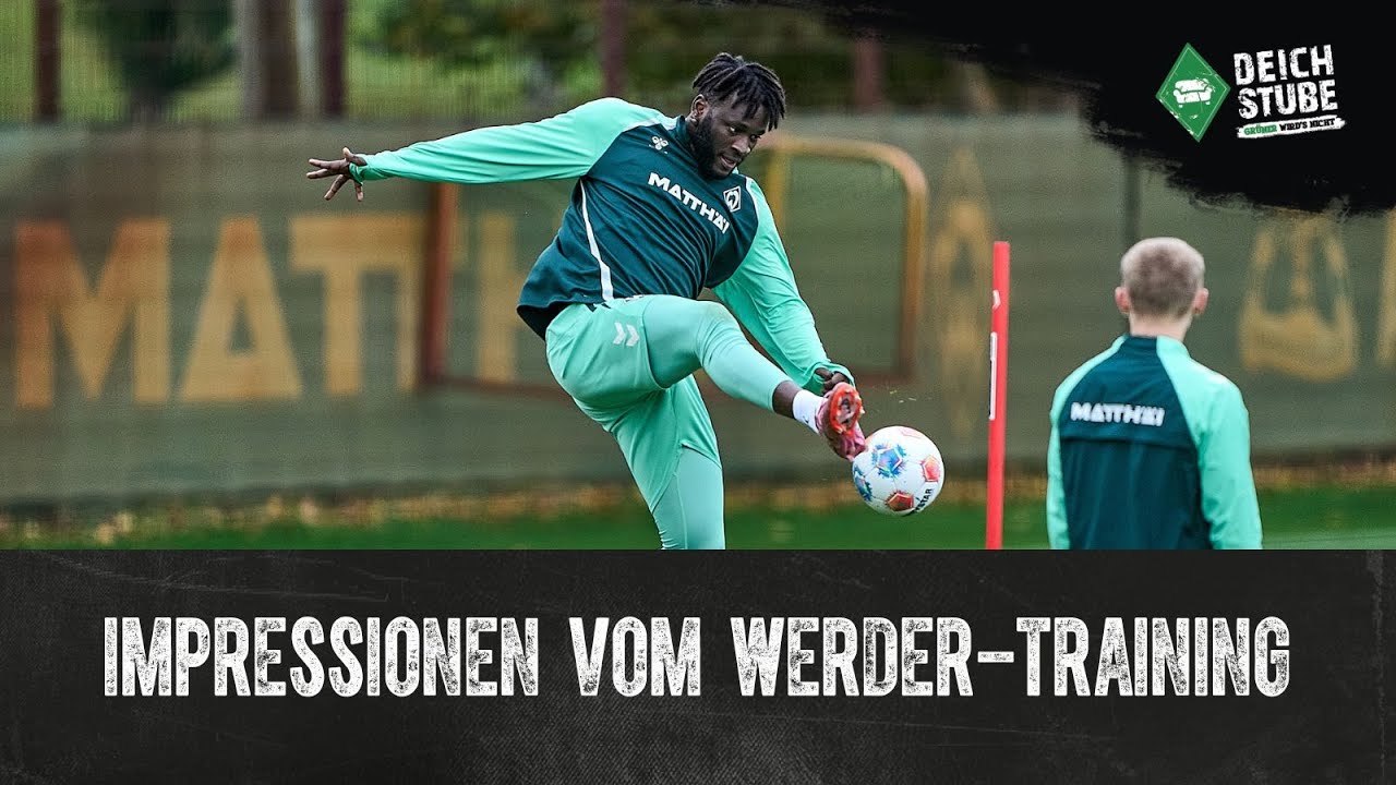 Boniface-Tunnler und Stage-Lupfer: Impressionen vom Werder-Training am Dienstag!