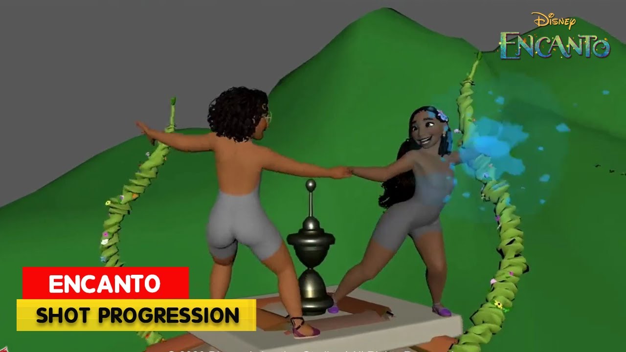 ENCANTO - Sister Dance Shot Progression - Hyrum Osmond - 3D Animation Internships