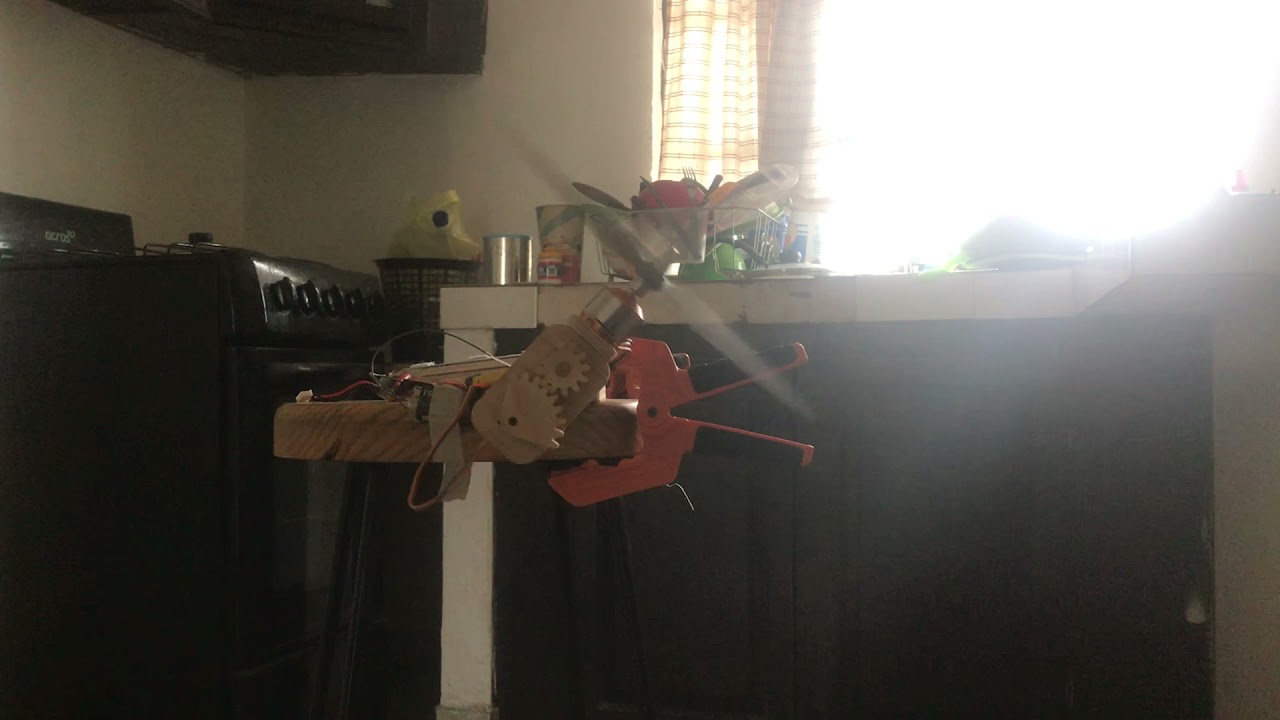RC Tilt-Rotor Mechanism Test