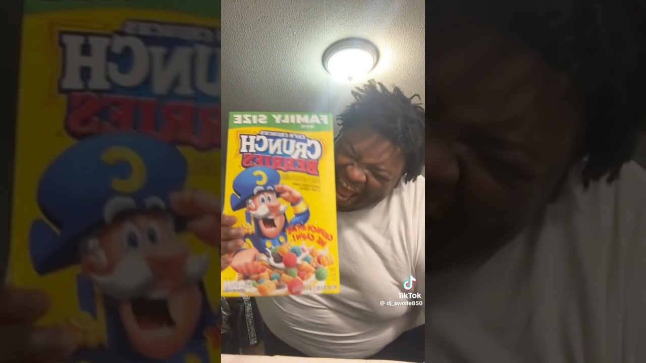 When Captain Crunch Becomes a Love Song at 3 AM😩😭💀💀#trynottolaugh #shorts #cereal #lovesong #fyp