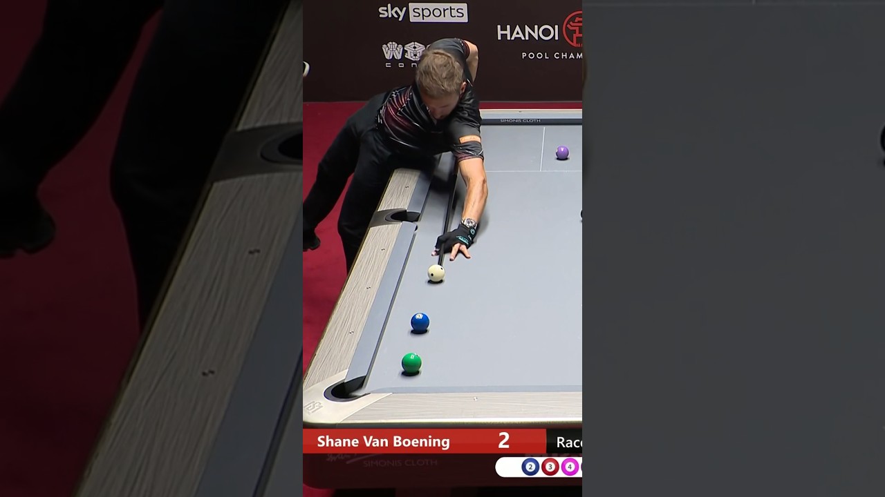 Incredible technique from Albin Ouschan! 🔥 #9ball #pool
