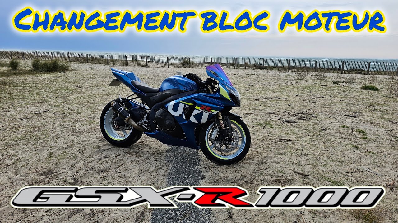 GSXR 1000 K9 - CHANGEMENT BLOC MOTEUR