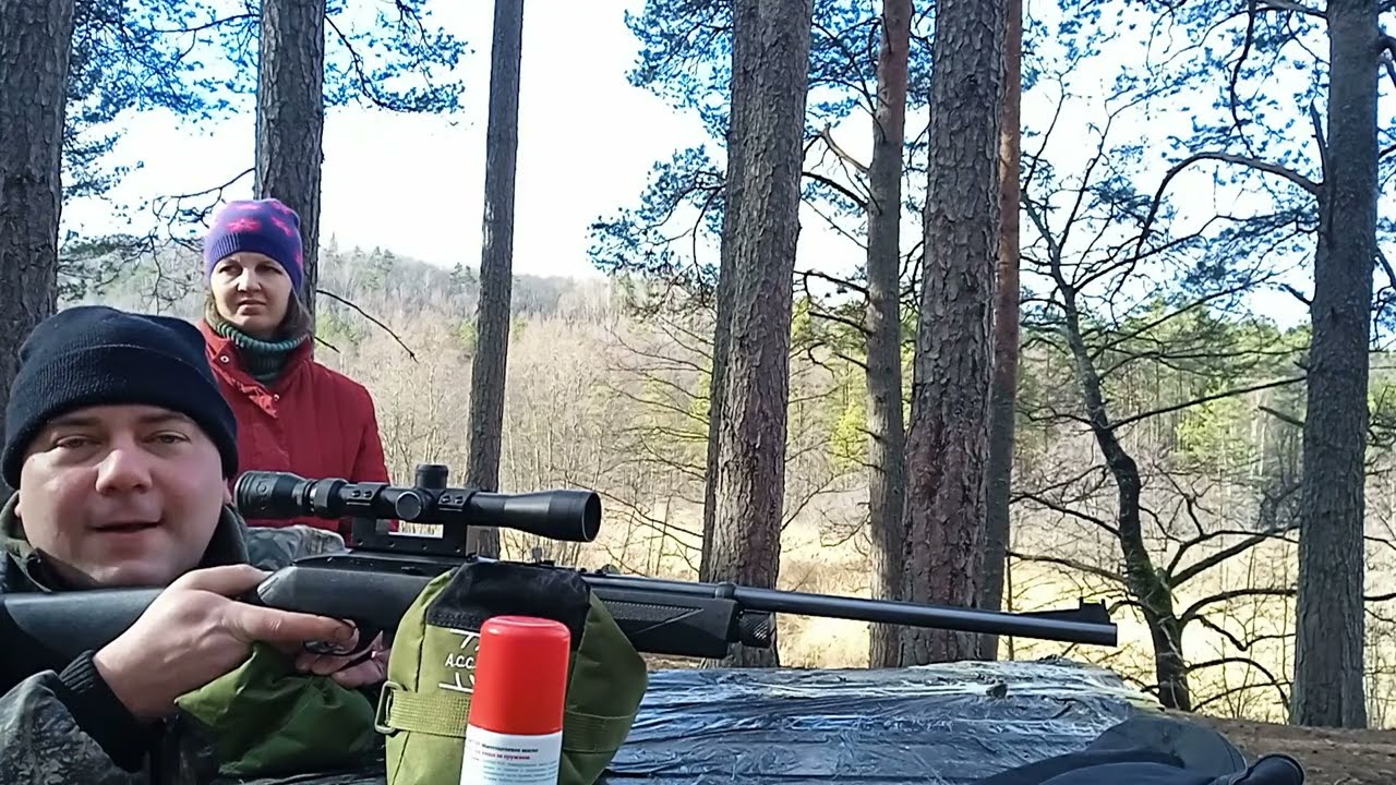 Кросман 1077 и Алесины подарки). Тест H&N FTT 0.56
