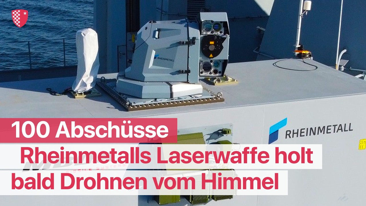 Rheinmetalls Laserwaffe holt bald Drohnen vom Himmel