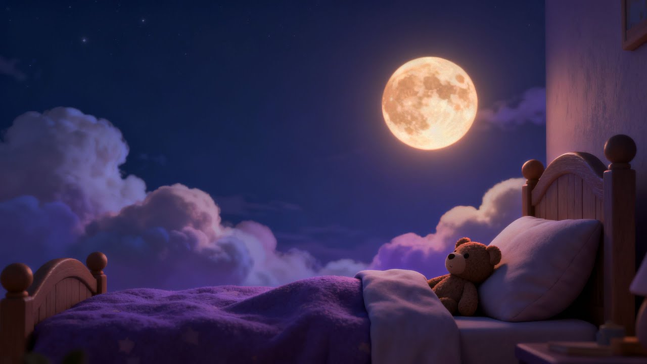 🌙✨ Нежная луна 💤⭐ | тихая колыбельная для детей | Пусть бегут