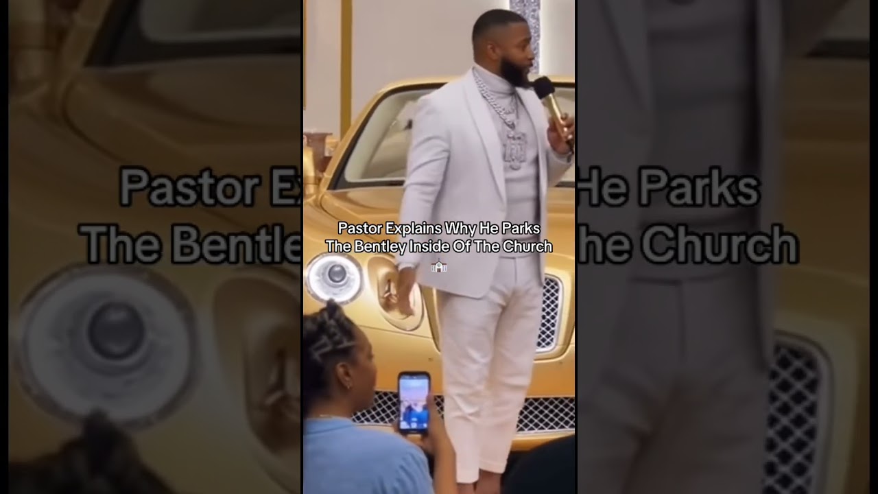 Pastor wyjaśnia, dlaczego parkuje Bentleya w kościele #Foryou, #viral, #foryoupage, #tiktok, #trending