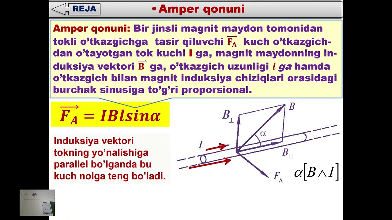 40  Amper va Lorens kuchlari 2025 26