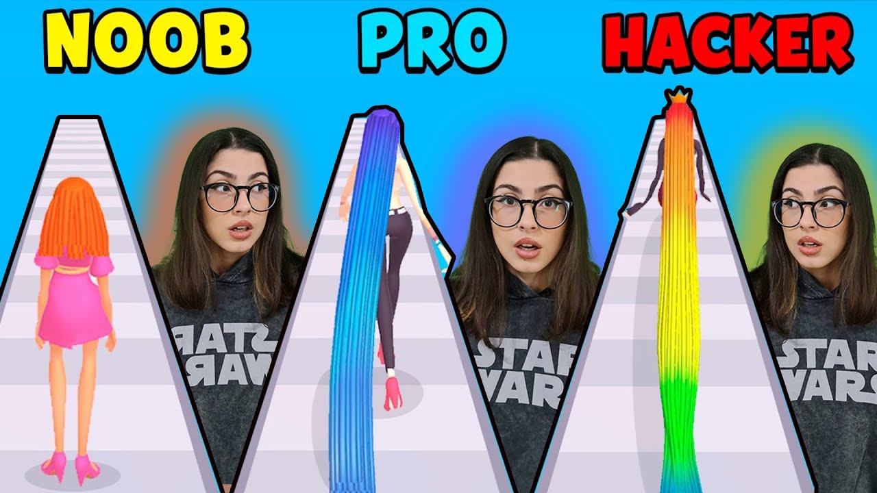 SAÇINI EN ÇOK UZATAN OYUNU KAZANIR HAIR CHALLENGE EYLÜL LAL