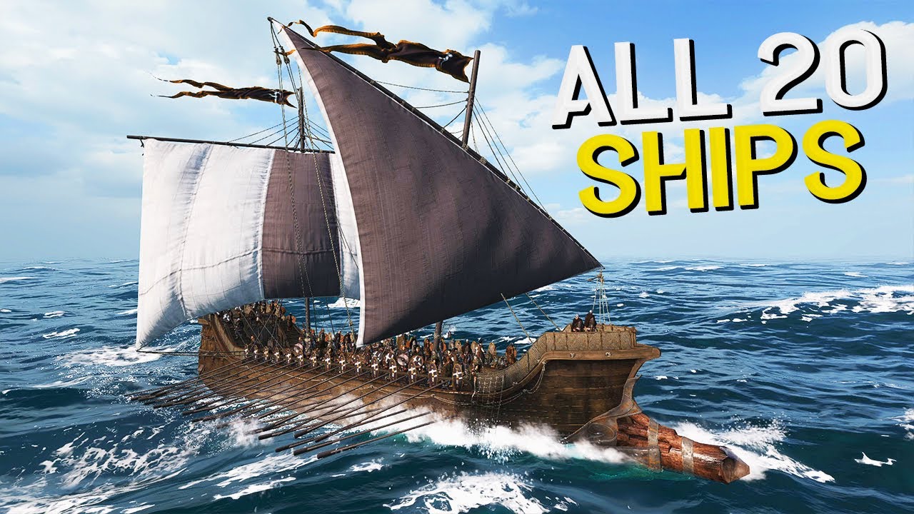 ВСЕ 20 кораблей в дополнении Bannerlord War Sails