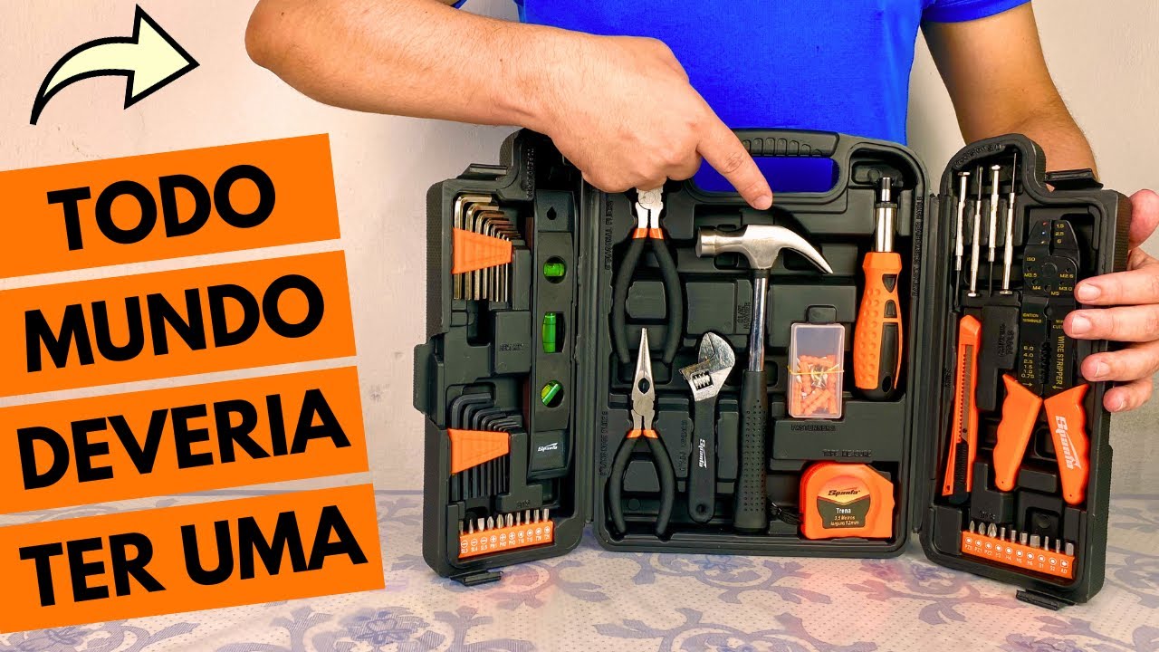 Maleta SPARTA de 129 PEÇAS - Kit de FERRAMENTAS mais BARATO e mais VENDIDO do BRASIL - VALE À PENA ?