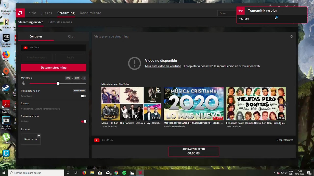 Transmisi&oacute;n en directo de Pc Gamer - Latino