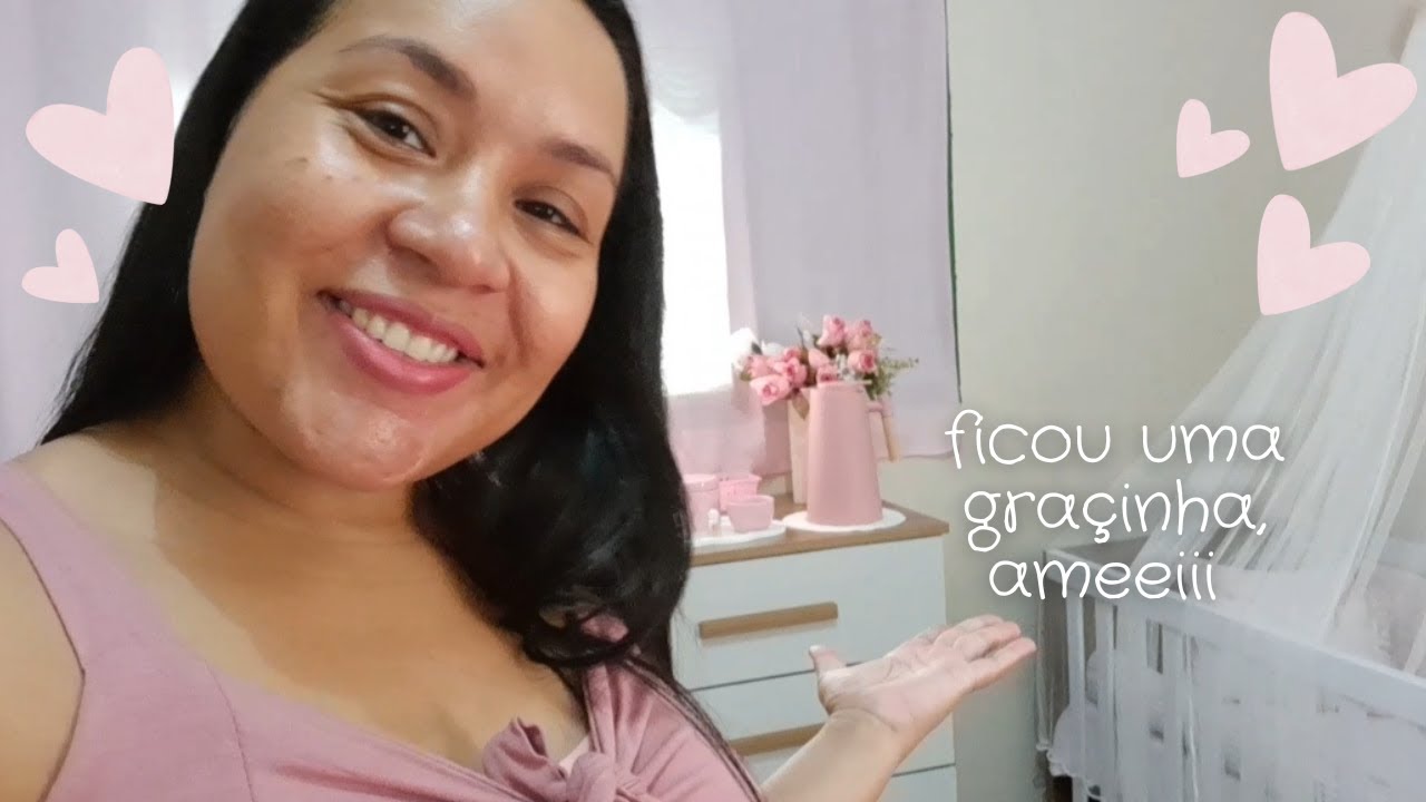 Quarto compartilhado com a bebe - como organizei tudo + banheira, ninho e almofada de amamentação 🥰