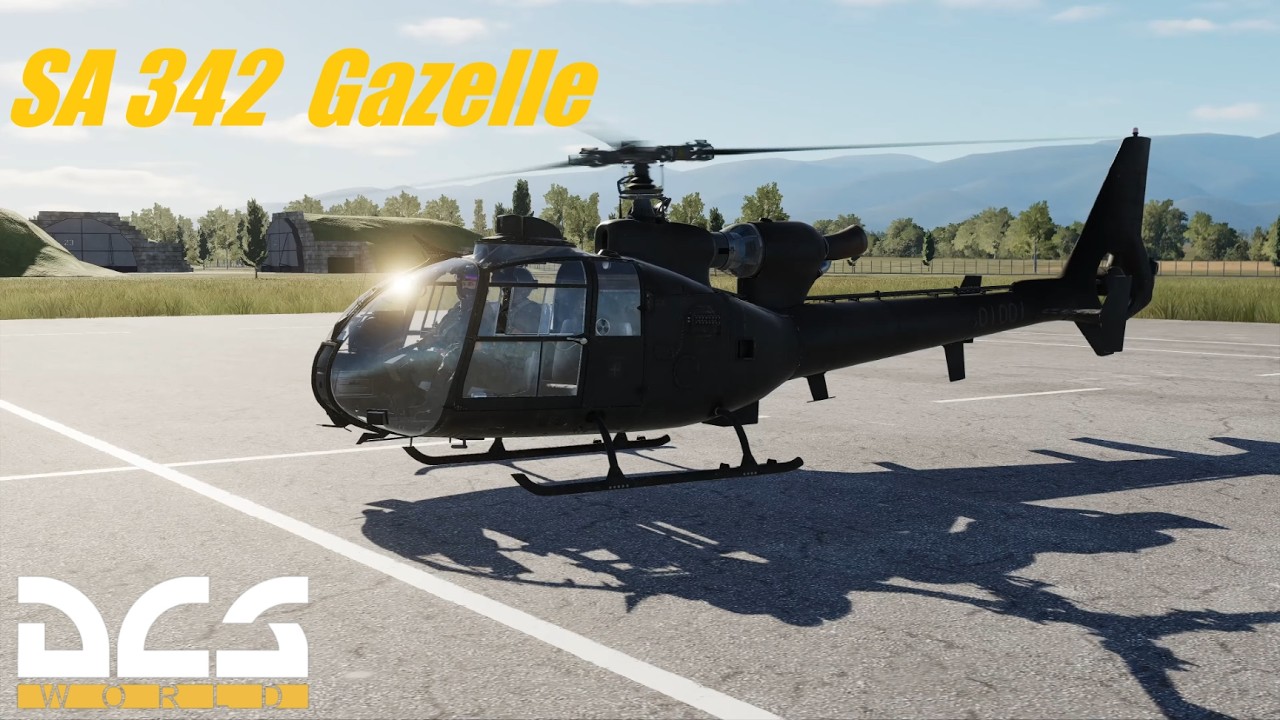 SA342 Gazelle DCS Very agile and sensitive !
