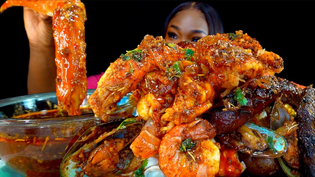 KING CRAB SEAFOOD BOIL MUKBANG | DESHELLED | SEAFOOD BOIL MUKBANG | Seafood | Mukbang Asmr