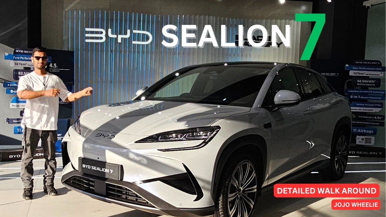 BYD Sealion 7 EV Most Detailed Walkaround | Premium performance electric SUV 0 to 100kmph in 4.5 sec