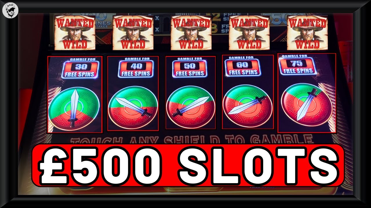 Sesja slotowa z pulą nagr&oacute;d 500 &pound; z Mega Spinami Spartacus Gladiator Of Rome i Wild Outlaws! MAKS...