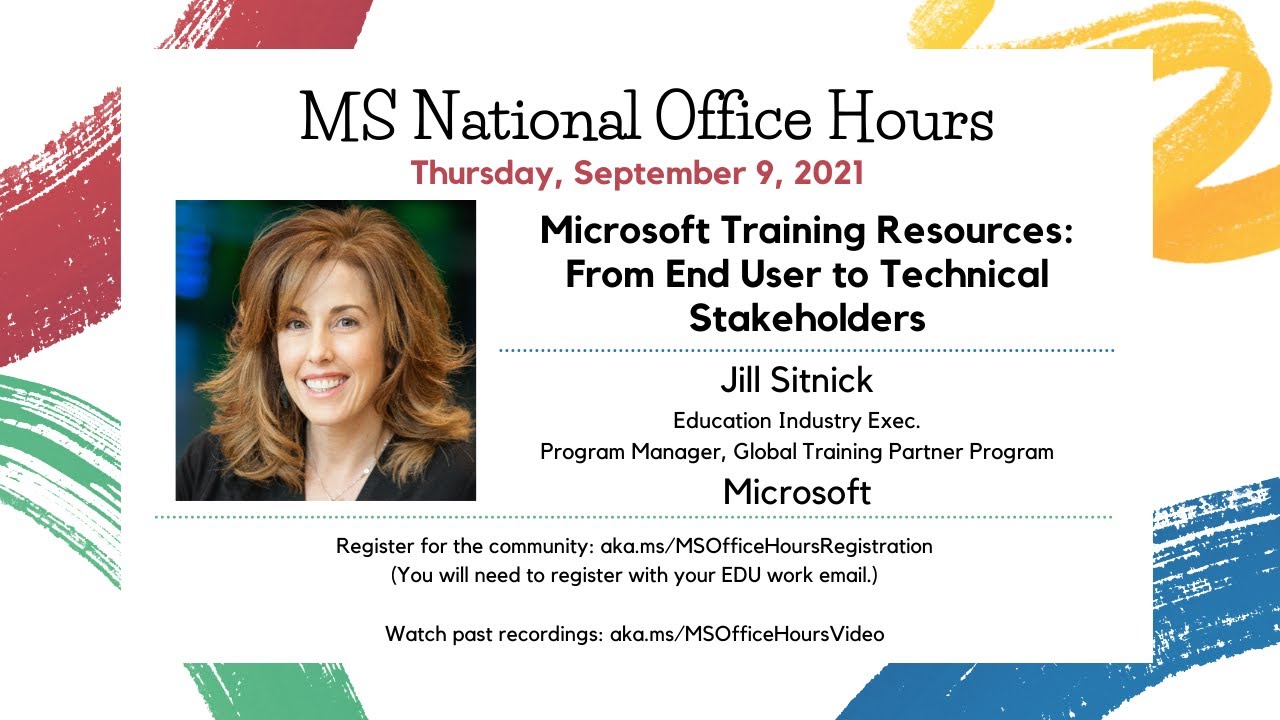 MS National Office Hours - MSFT Training Options
