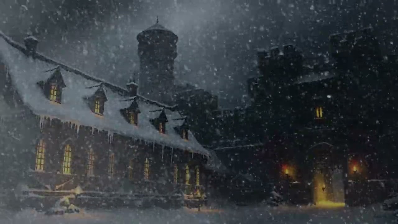 Dark Castle Ambience Blizzard Sounds For A Deep Relaxing Sleep