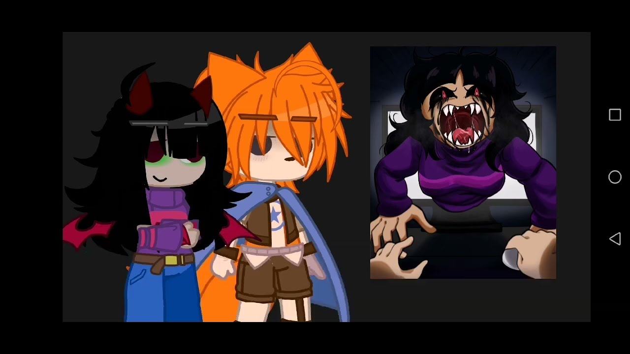 sarah​ and Luther react to Pictures about two of them || Gacha club ||