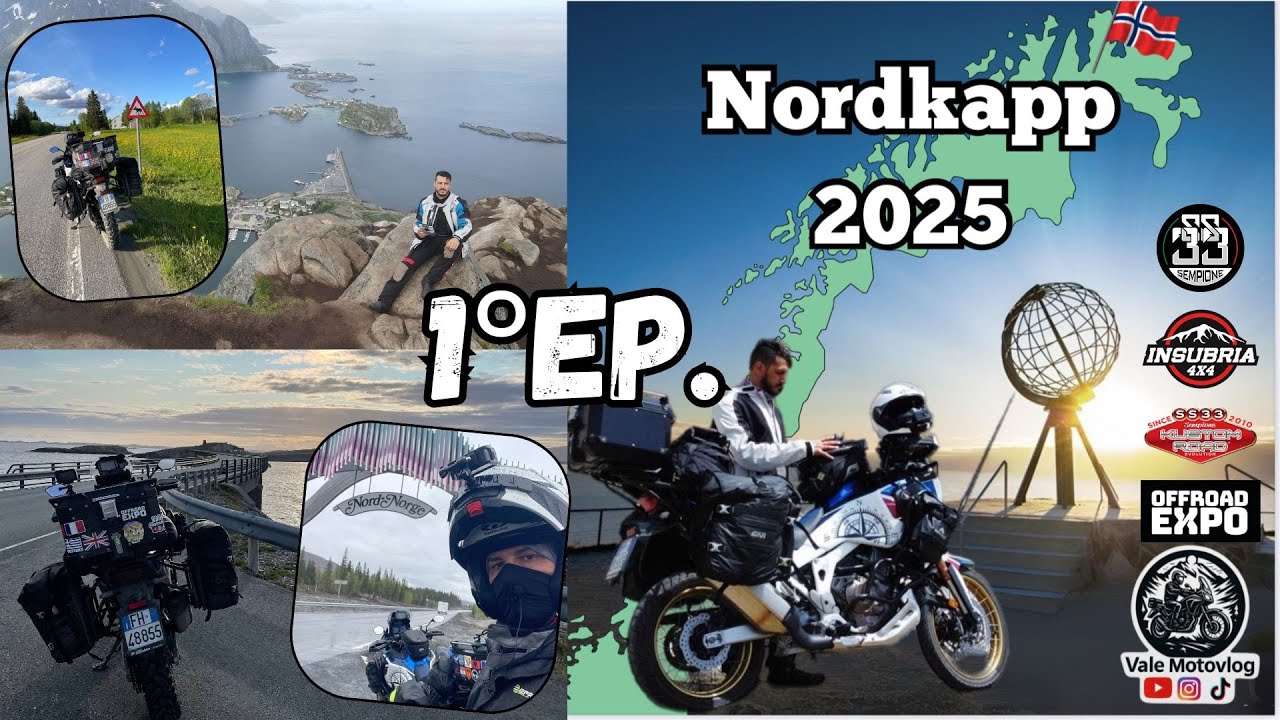 Road to NordKapp Ep. 1 by Vale Motovlog!!
