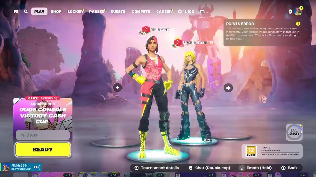 Duo Console victory Cash Cup w Martin - Fortnite Balkan Live