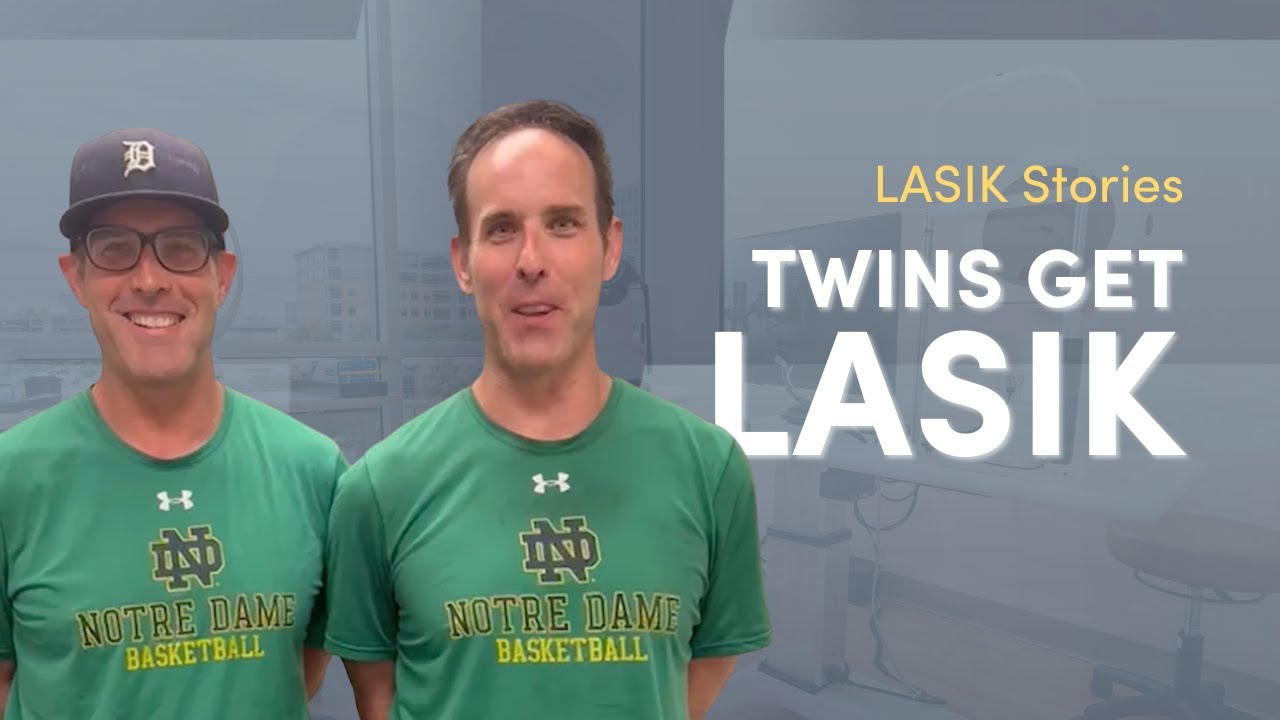 Близнецы сделали лазерную коррекцию зрения (LASIK)! #изменяетжизнь