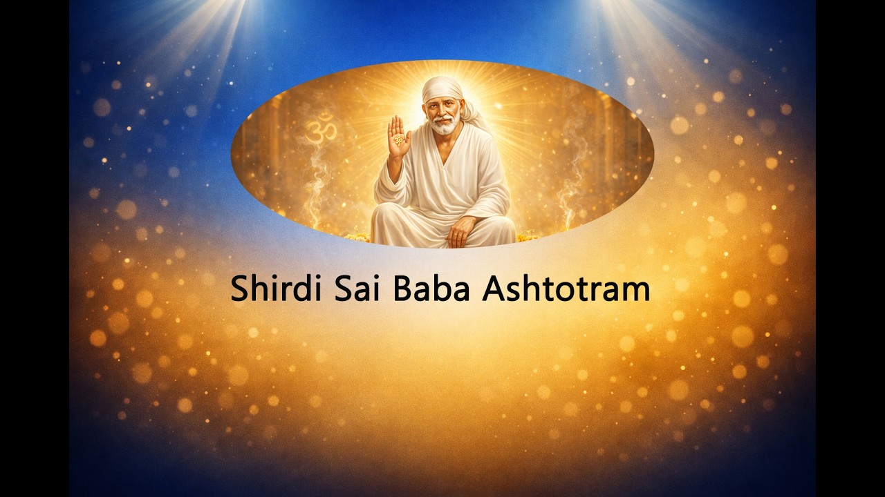 Shirdi Sai Baba Ashtotram | 108 Namavali | Powerful Sai Baba Devotional Song