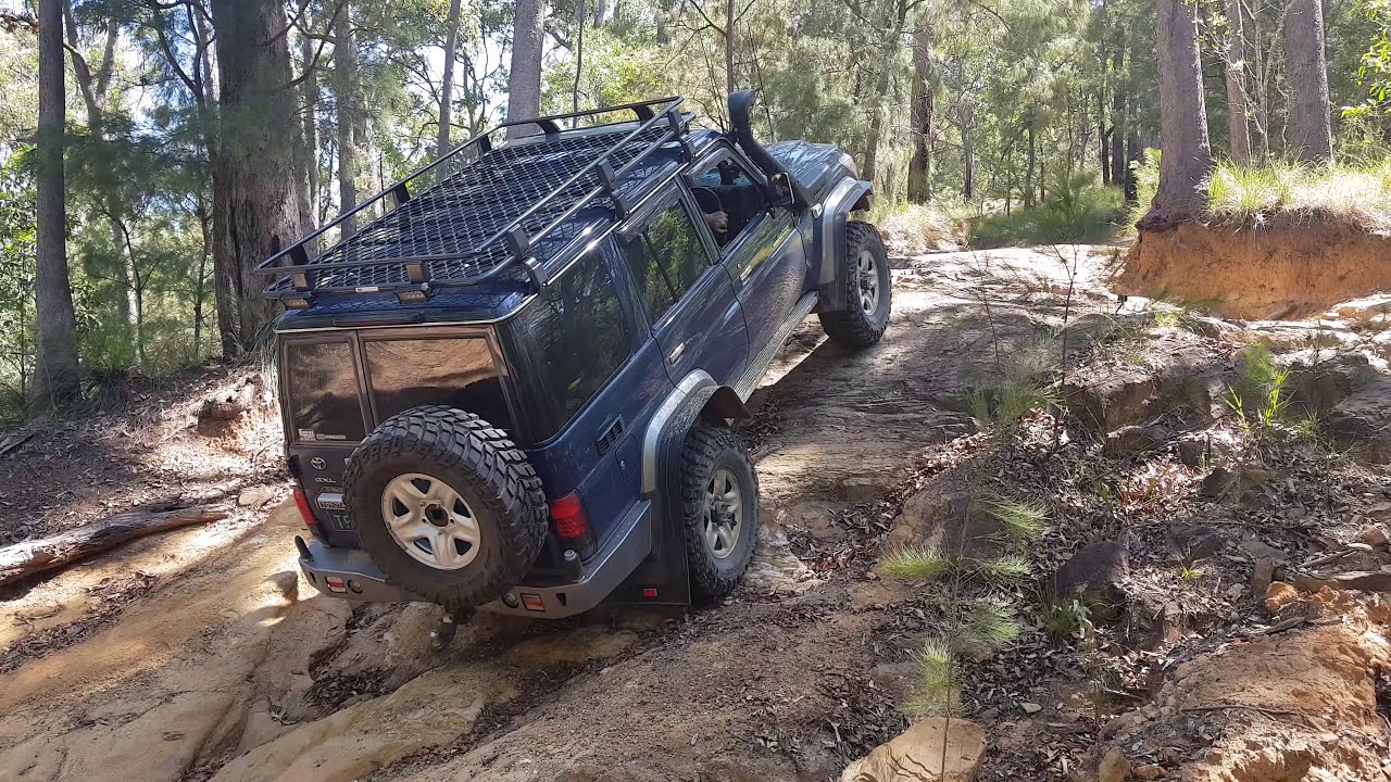 Portal Axle VDJ76 V8 Toyota LandCruiser Rock Crawling Watson Road @ Glasshouse Mountains