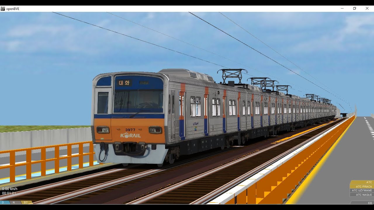 OpenBVE  - Seoul Metropolitan Subway Line 3 Ogeum - Daehwa