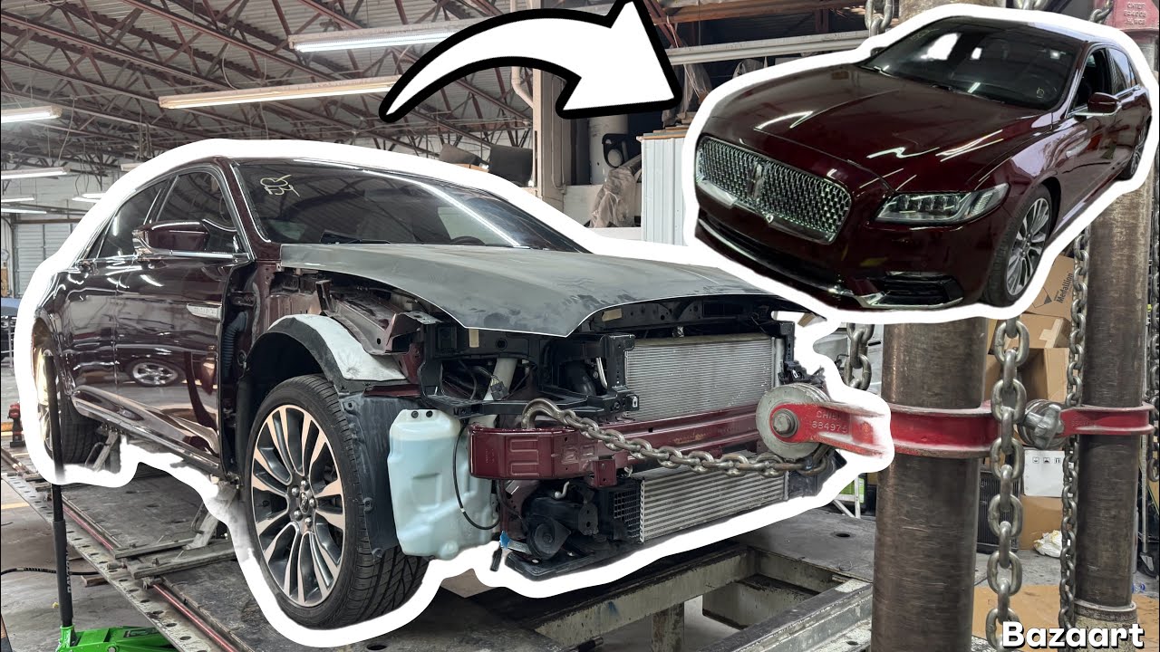 Снимаем раму с разбитого Continental с аукциона Copart!