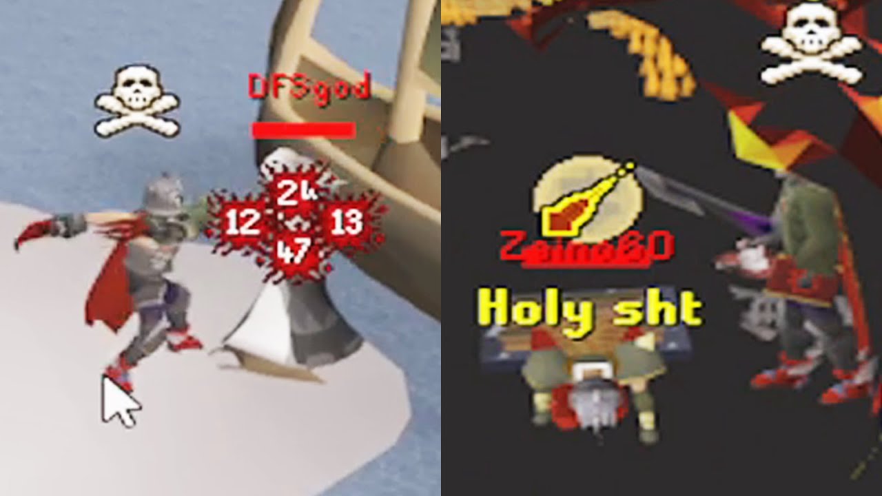 One Hitting Rich Players all around Runescape