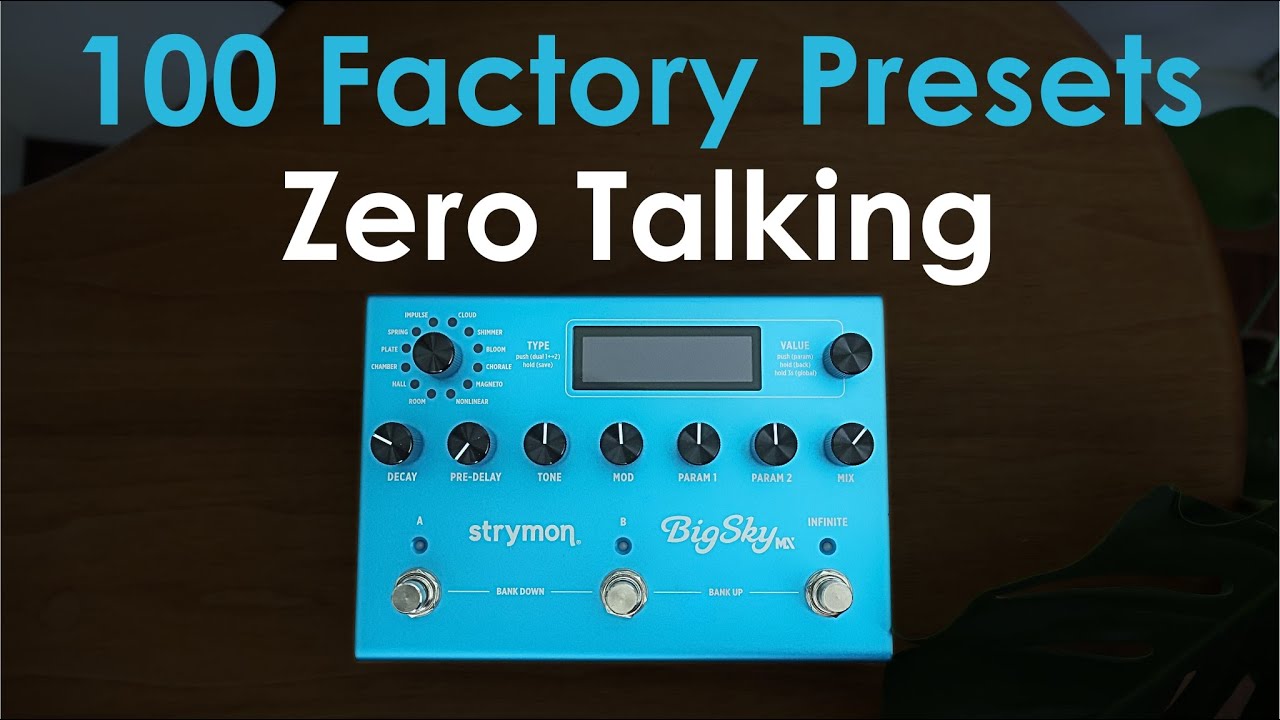 Big Sky MX by Strymon | All Factory Presets No Talking