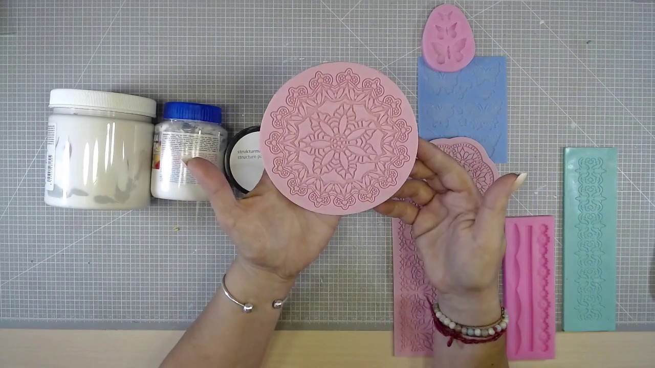 Pasta para modelar flexible y como queda en moldes