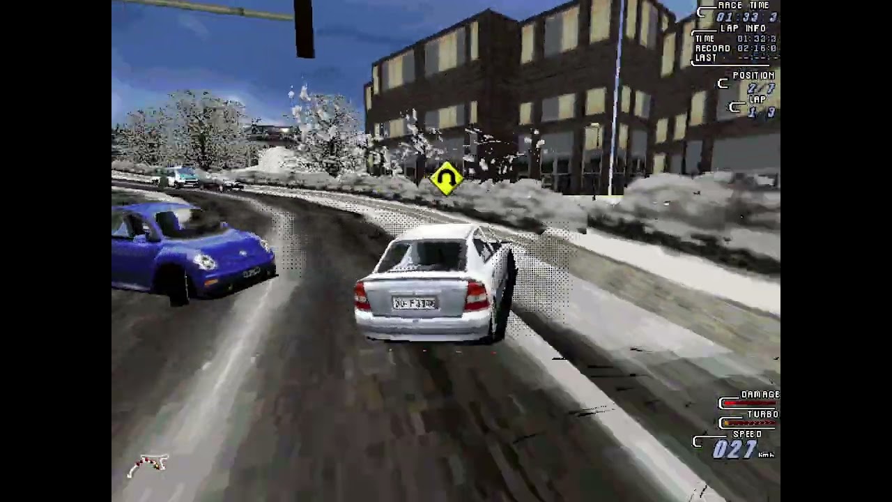 PC - A2 Racer III: Europa Tour (Autobahn Raser II/M25-London Racer) - DOSBox-Pure Test