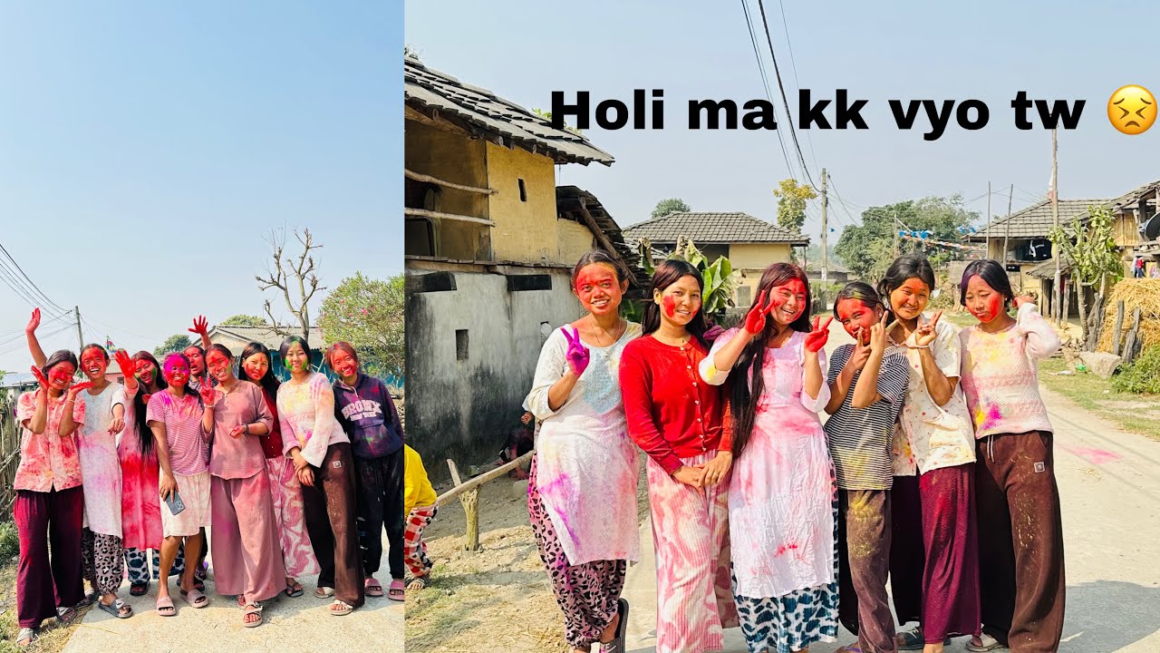 Ahile samma ko best holi 🤣😂😂