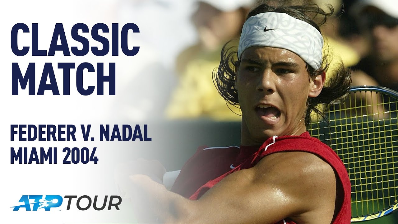 ПЕРВЫЙ МАТЧ ФЕДЕРЕРА И НАДАЛЯ | ФИНАЛ ОТКРЫТОГО ТУРНИРА В МАЙАМИ 2004 ГОДА | ATP