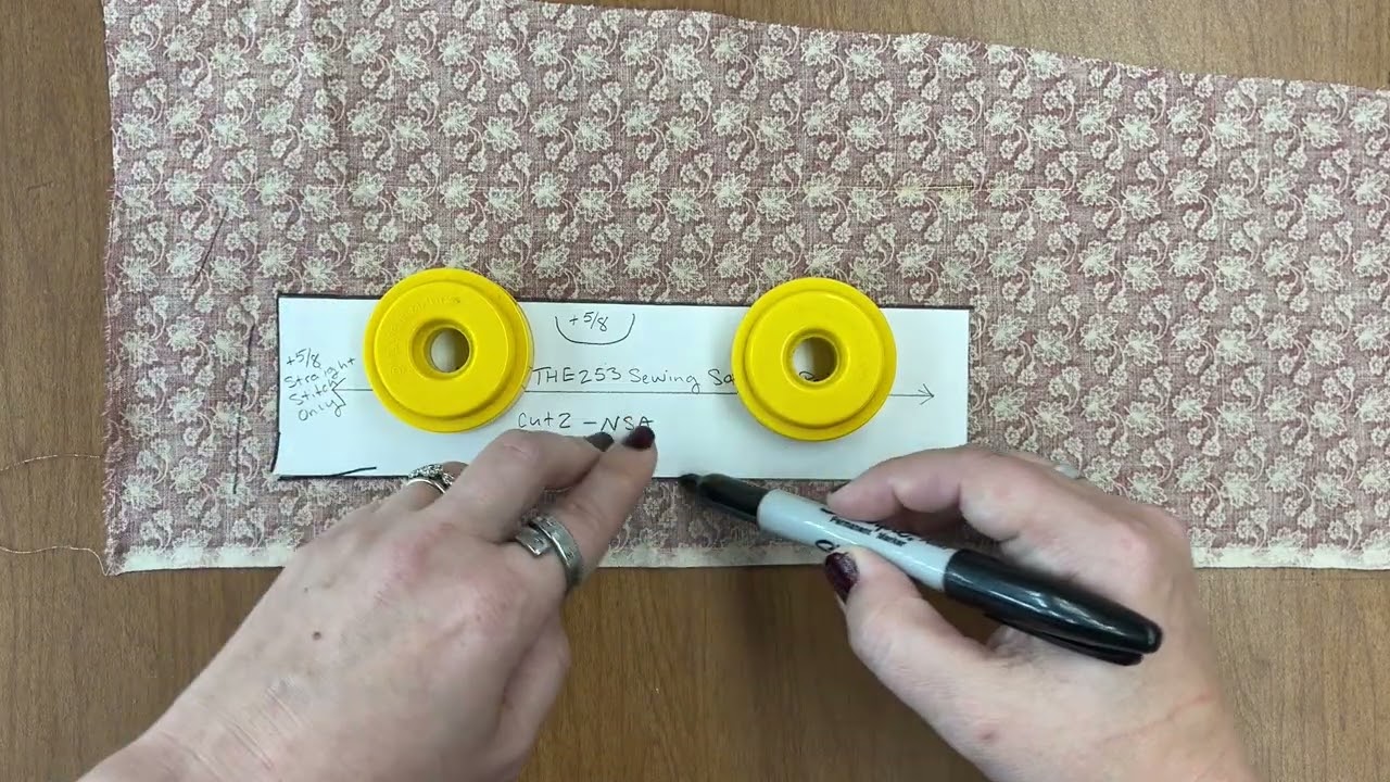 How to Cut Fabric for Sewing Sampler Project