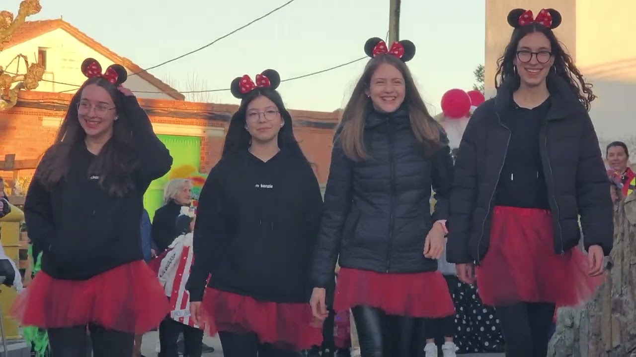 Fiesta de Carnaval y desfile en Burganes de Valverde 2024