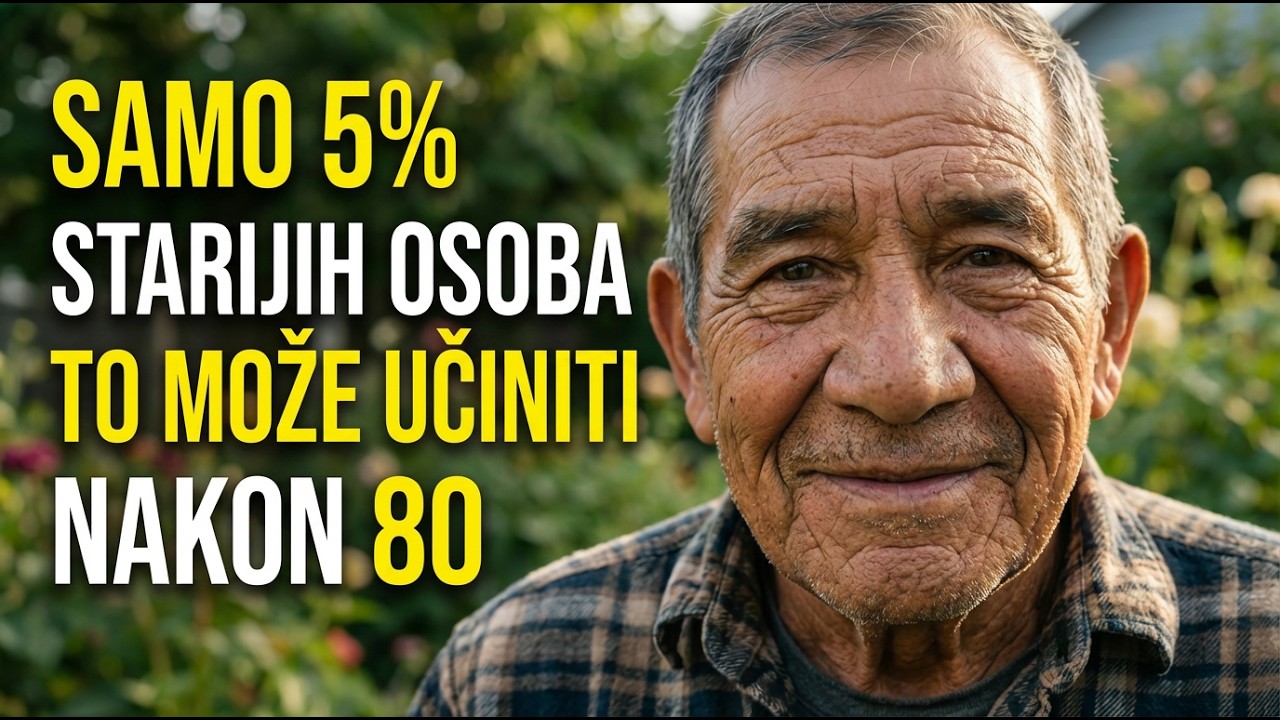 Imam 88... Samo 5% starijih još uvijek može raditi ovih 5 stvari nakon 80. godine