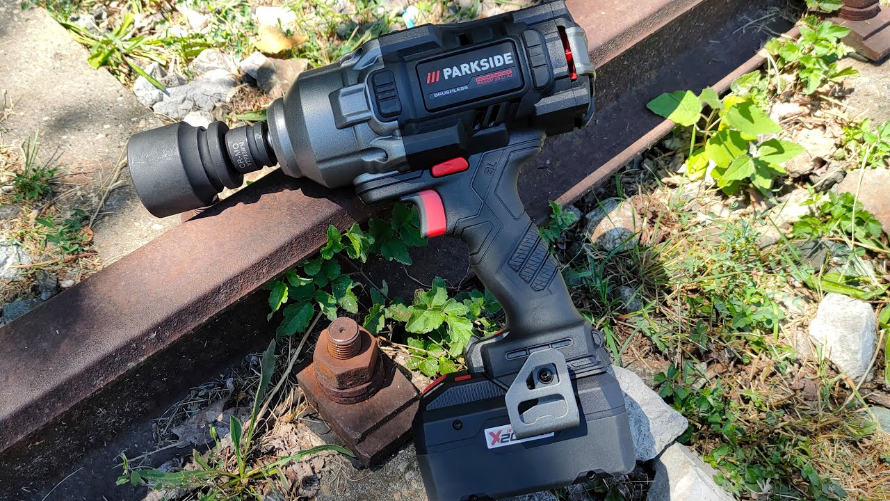 Parkside Performance Impact Wrench vs Railway Track Bolts