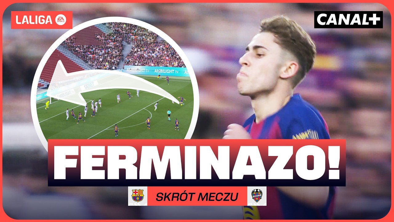 NIEOCZYWIŚCI BOHATEROWIE BARCELONY! CUDOWNE TRAFIENIE FERMINA! BARCELONA - LEVANTE, SKRÓT MECZU