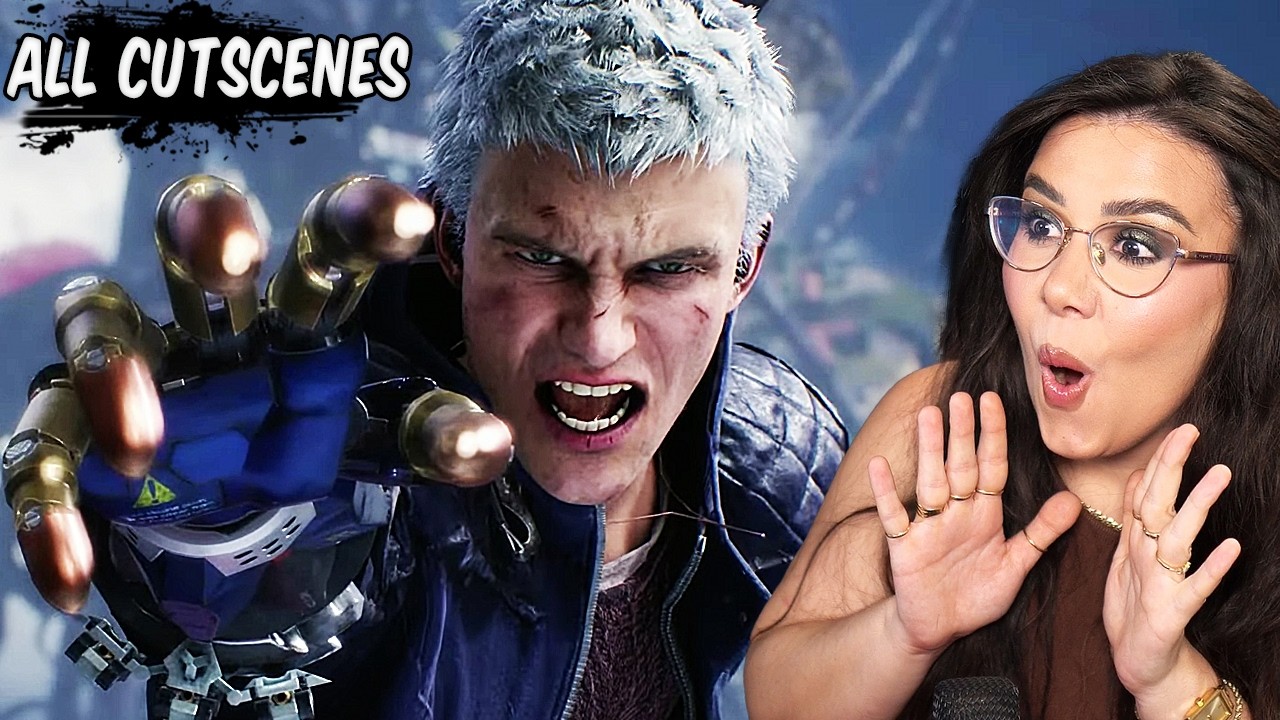 Devil May Cry 5 All Cutscenes Reaction (Full Game Movie)