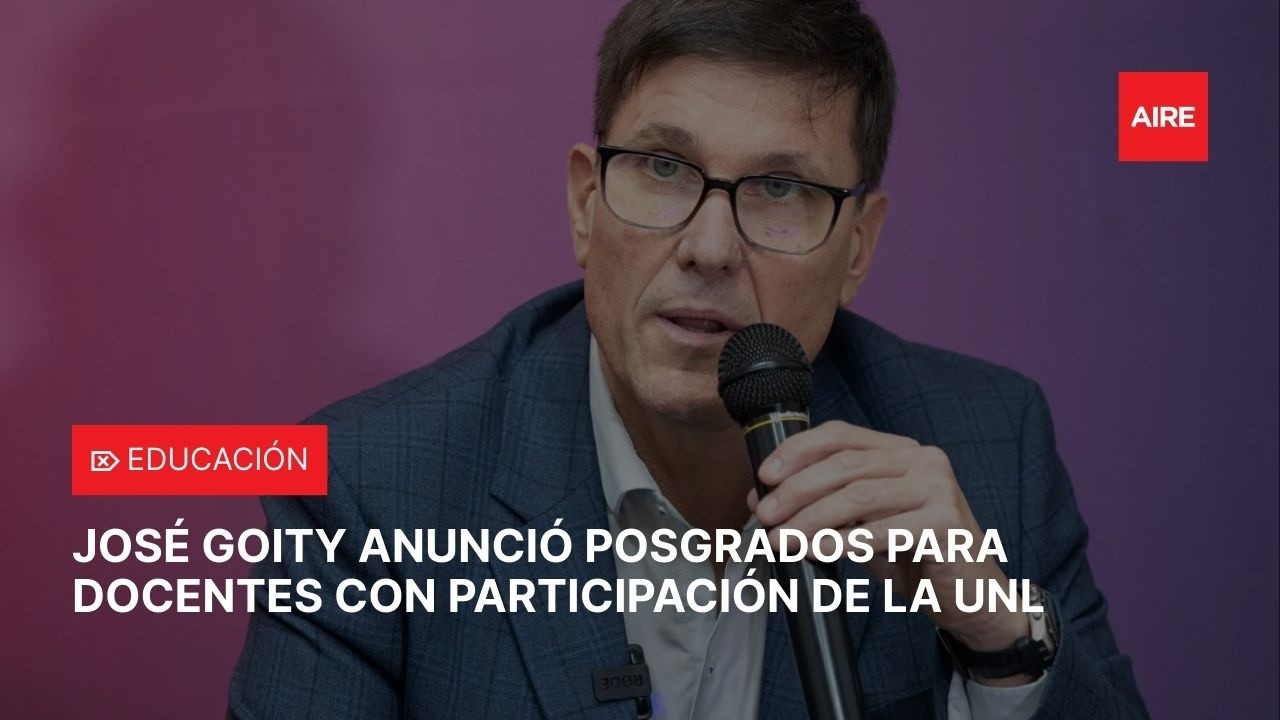 José Goity anunció posgrados para docentes de institutos superiores con participación de la UNL