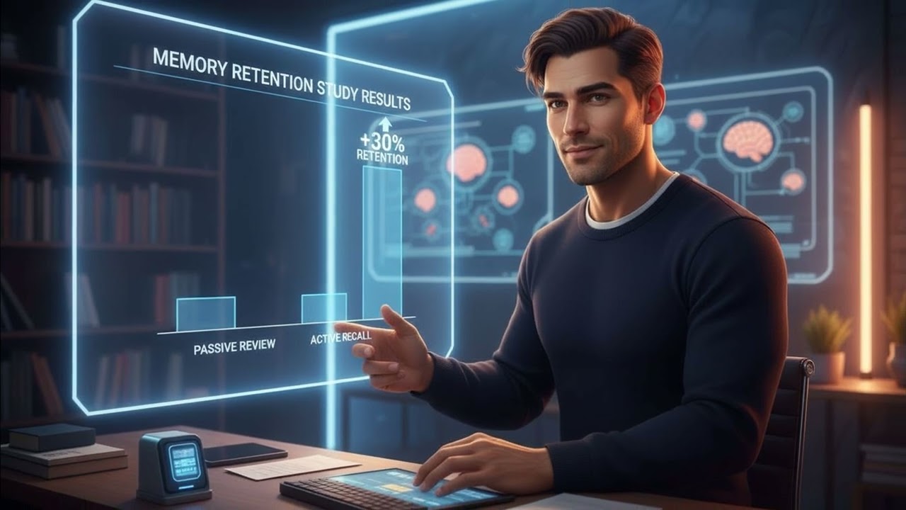 Active Recall vs Passive Review 🧠 | Study Smarter in Half the Time