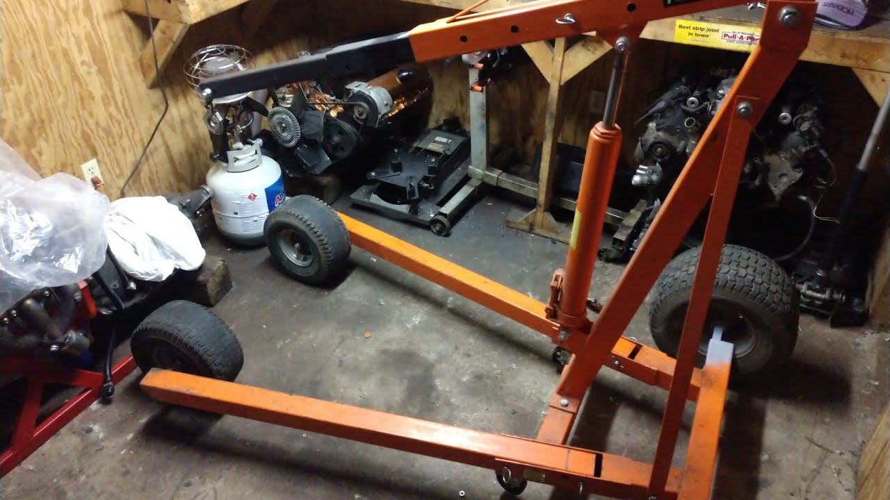 My Big Tire, Off Road Engine Hoist is complete