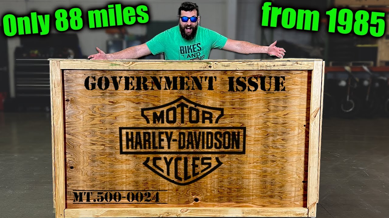 I Bought a NEW Military Harley Davidson Dirt bike