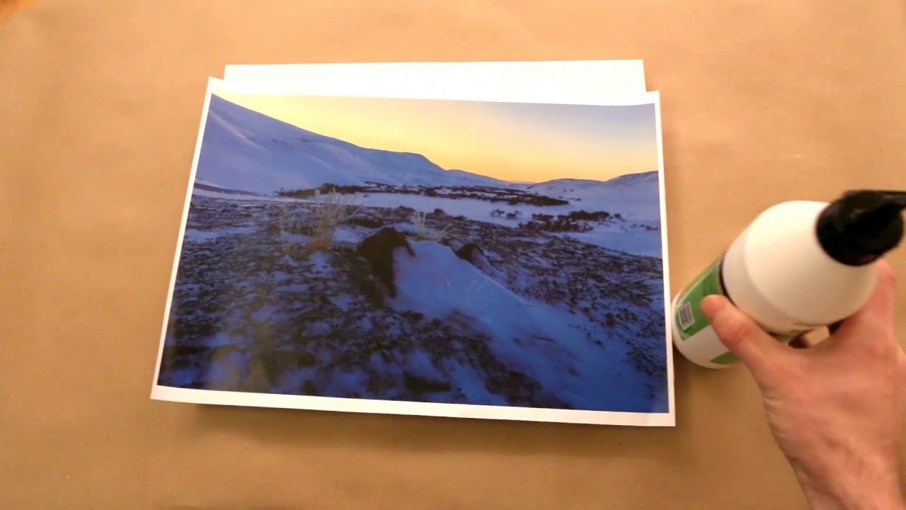 DIY transfer a photo to a canvas at home